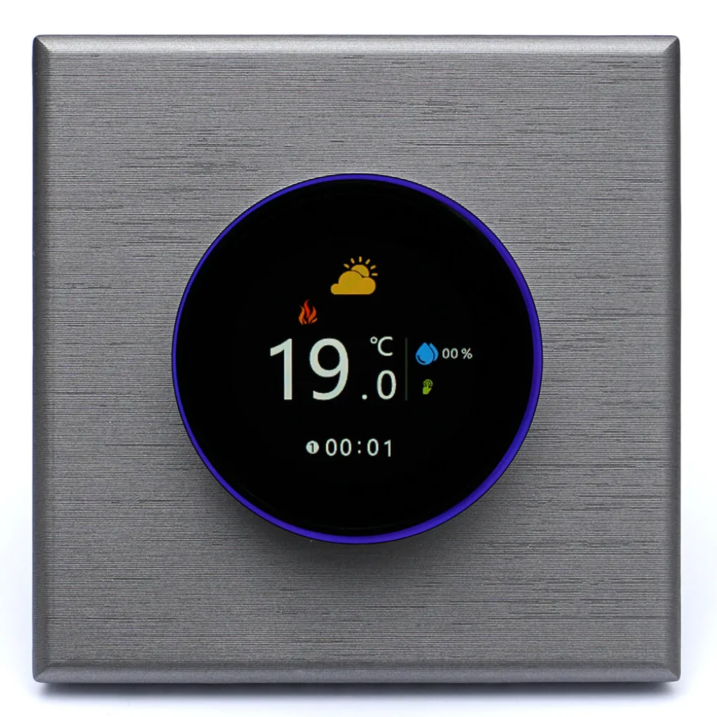 Терморегулятор Heat Plus BHT-6000-S WI-FI сенсорный 16А серебряный (BHT6000SWF)- Фото 1